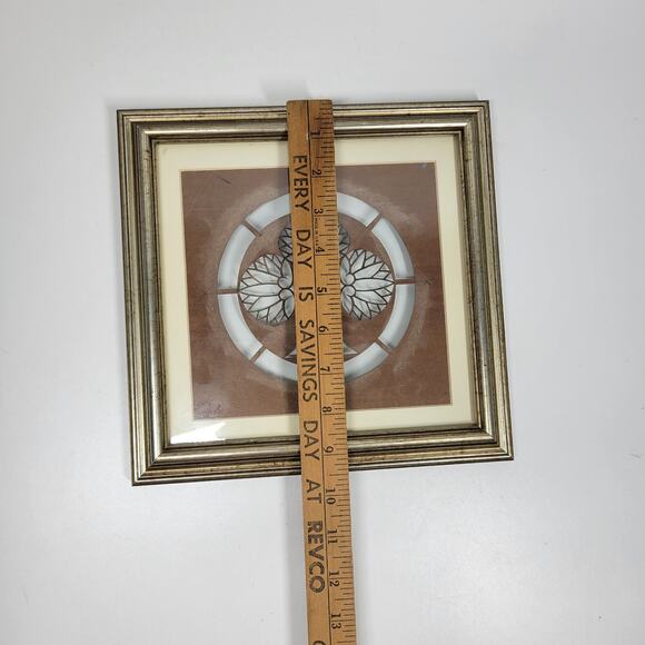 VTG Japanese Katagami Textile Stencil Family Tree Crest Fabric Pattern Monogram - Picture 13 of 16